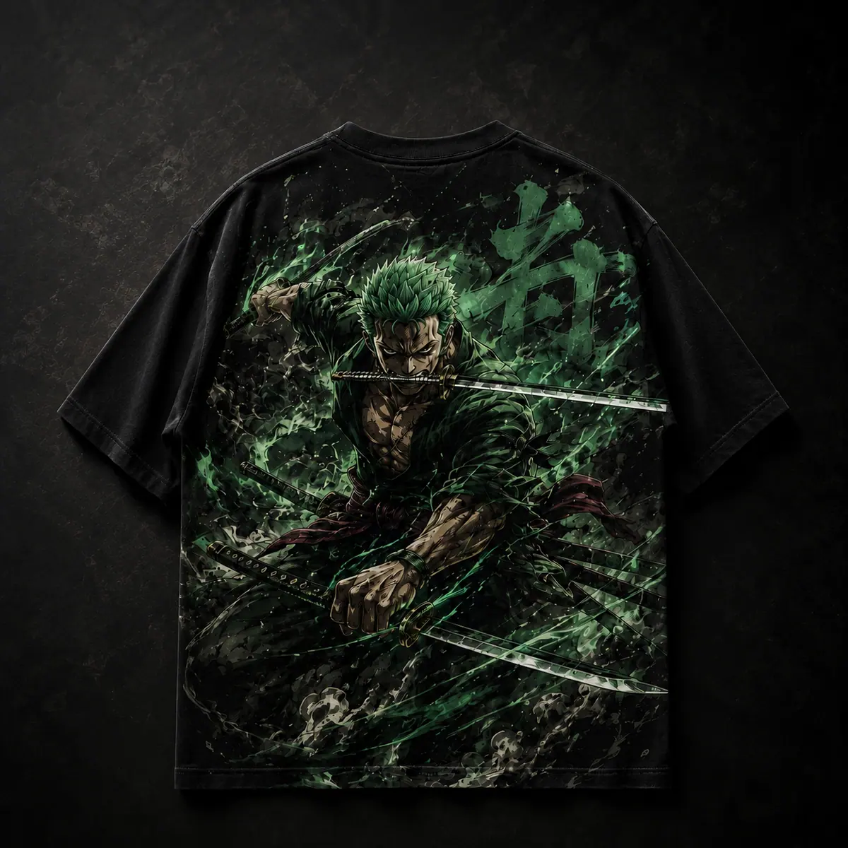 RUZE Zoro Sword Spirit Oversized Tee model view